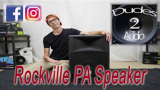 Rockville Pa Speakers Junk Whats inside [upl. by Farr112]