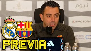 RUEDA PRENSA XAVI REAL MADRID v FC BARCELONA [upl. by Engapmahc]