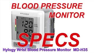 Hylogy Wrist Blood Pressure Monitor MD H35 Reviewed Wrist blood pressure monitor how to use [upl. by Schwejda]