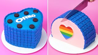 🔴🟠🟡🟢🔵🟣 Top Tasty and Indulgent Cake Decorating Recipes  So Yummy Color Cake Tutorials [upl. by Damalas]