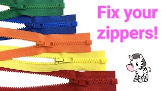 How to reattach a zipper pull Fix your zippers [upl. by Brewster]