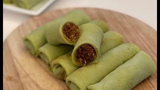 Kuih Ketayap 香兰椰丝卷 [upl. by Eintruok]