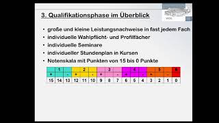 Oberstufe  Abiturergebnis  Abiturprüfungsfächer  Fächerwahl  Kursprogramm  Qualifikationsphase [upl. by Anthea]