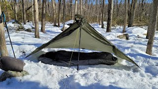 Harriman State Park Winter Backpacking Trip With a Beginner [upl. by Chan]