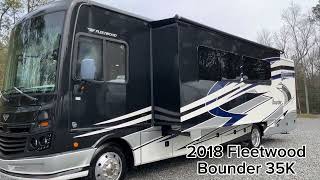 2018 Fleetwood Bounder 35K Bath and 12 King Bed camping rvlife [upl. by Alad]