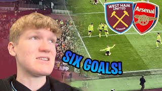 ARSENAL HIT WEST HAM FOR SIX West Ham United Vs Arsenal Matchday Vlog [upl. by Saile]