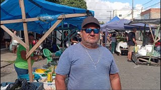 Feira de hortifruti do Bairro Feirinha em Nanuque MG direto do produtor para o consumidor [upl. by Mcleroy]