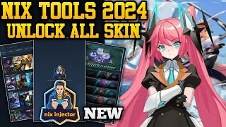 NEW NIX TOOLS 2024  INJECTOR ML  APK SCRIPT MOBILE LEGENDS [upl. by Noremak]