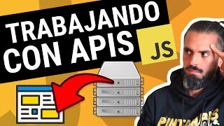 CÓMO CONSUMIR UN API con JAVASCRIPT desde la web [upl. by Delastre]