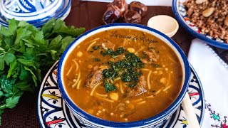 Harira fassia soupe marocaine traditionnelle incontournable du Ramadan facile et délicieuse 😋🇲🇦 [upl. by Drus86]