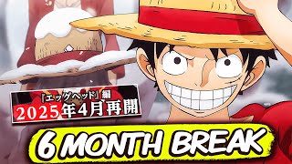 One Piece Will be Taking The LONGEST Break it EVER Has For The Anime [upl. by Euphemia]