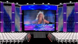 WWE Raw stage 2012  Michelle McCool Full HD [upl. by Spielman]