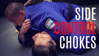 BJJ Techniques  Side Control Chokes  CVBJJ Online [upl. by Powder974]