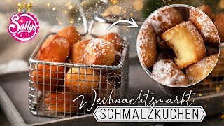 Schmalzkuchen  Schmalzgreben  Siedegebäck  Sallys Welt [upl. by Eima]