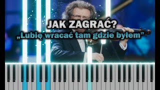 Zbigniew Wodecki  Lubię wracać tam gdzie byłem 🎹 Piano Tutorial  Nuty  🔥 ŁATWE 🔥 [upl. by Anitsua]