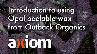 Underarm wax introducing Opal peelable wax from Outback Organics [upl. by Tamra]