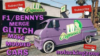 NEW GTA 5 BENNYS MERGE GLITCH F1BENNYS ON ANY CARS PS5 APP [upl. by Lienet]