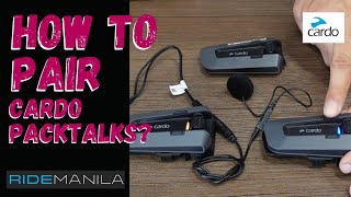 How to group pair your Cardo Packtalk [upl. by Piggy162]