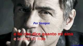 Per Sempre  Ligabue  TESTO LYRICS KARAOKE [upl. by Myca]