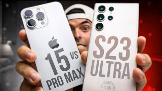 TEMOS QUE FALAR  🤯 iPhone 15 Pro Max vs S23 Ultra [upl. by Ennazus138]