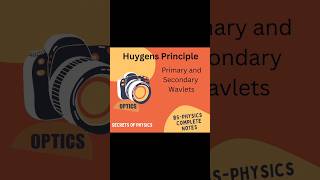 Huygens Principle Primary and Secondary Wavelets Optical Physics Secrets of Physics optics [upl. by Ethelyn]