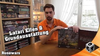 DE Runewars  Unboxing LatariElfen amp Grundausstattung [upl. by Novyad694]