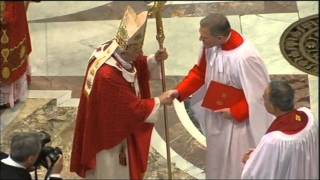 Anglican Vatican Choirs Unite for Papal Mass [upl. by Westmoreland]