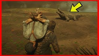 CAN YOU FEED HUMANS TO ALLIGATORS Red Dead Redemption 2 [upl. by Saint]