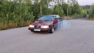 Volvo 940 8v Holset HX40 burnout [upl. by Eelimaj]