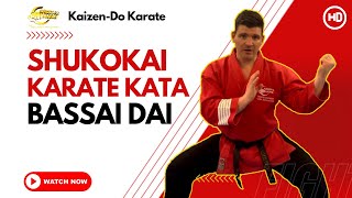 Shukokai Karate Kata  Bassai Dai [upl. by Argella]