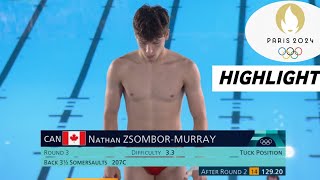 Athletics Diving Mens 10m Platform Highlights 2024  Peris Olympic 2024 Live today [upl. by Chenay]