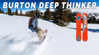 Burton Deep Thinker Snowboard Review [upl. by Atews737]