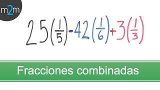 Fracciones con paréntesis │ ejercicio 5 [upl. by Notffilc]