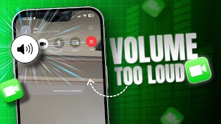 How To Fix FaceTime Volume Too Loud On iPhone  Solve Audio Getting Too Loud on Facetime [upl. by Lesh]