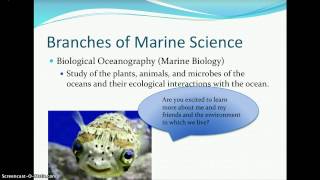 Unit 1 Introduction to Marine Science Lectures 1 amp 2 [upl. by Selhorst]