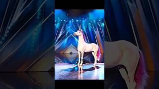 Man transforms into a Unicorn on AGTAmericas got talent gottalent magic ai [upl. by Katerina]