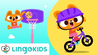 EXERCISE SONG 🤸🎶  Songs for kids  Lingokids [upl. by Skees]