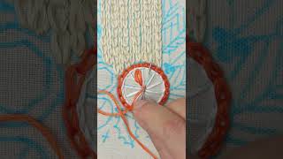 How to embroider Christmas orange  PDF pattern [upl. by Nnylarak]