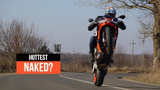 Aprilia Tuono 660 Review  Better than Kawasaki Z900 and Yamaha MT09 [upl. by Calondra]