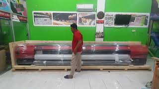 FULL INSTALLATION SOLVENT PRINTER  RYKER Y4 KM 512i  PHOTOPRINT 19 CLOUD EDITION [upl. by Liamaj196]