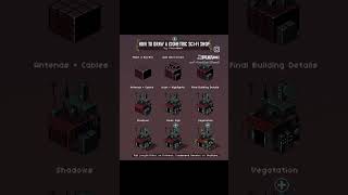 Isometric pixel art tutorial pixelart indiedev gamedev indiegamedev gaming tutorial scifi [upl. by Ael]