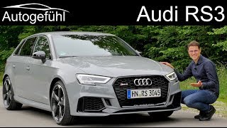 The fastest hot hatch Audi RS3 400 hp FULL REVIEW  Autogefühl [upl. by Jonathan]