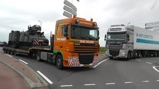 Trucks only military transport railroad crossing Hoek van Holland NL 20 SEP 2013 part 2 of 10 [upl. by Alilad]