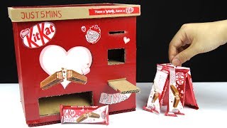 How to make Kitkat Chocolate Vending Machine [upl. by Leihcar]