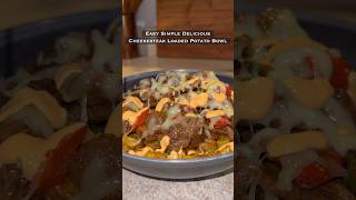 Cheesesteak Loaded Potato Bowl [upl. by Karyn]