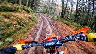 Riding An Enduro Event With 9 Miles Of Amazing Trails RAW LAP [upl. by Anihta]