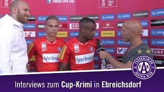 LiveInterviews nach ASK Ebreichsdorf  Austria Wien [upl. by Trillby]