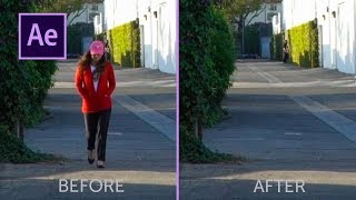 Erase Objects in Your Footage with Mocha Pro amp After Effects [upl. by Alyahc]