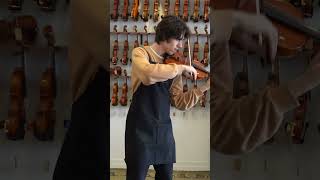 We LOVE this Georgio Grisales Italian Violin Nick plays Bachs Sonata in G to demonstrate itviolin [upl. by Guenna]