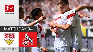 LAST MINUTE Rescue by Endo  VfB Stuttgart  1 FC Köln 21  All Goals  Matchday 34 [upl. by Annaor]